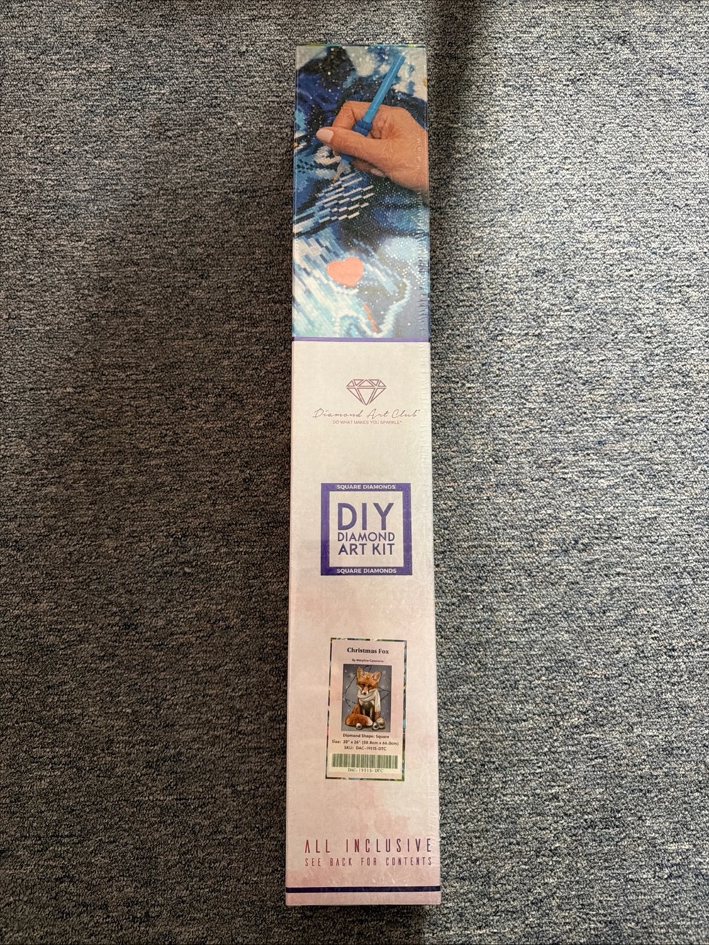 Diamond Art Club - Christmas Fox DISCONTINUED SEALED